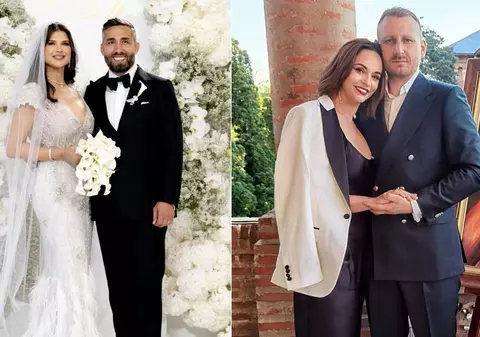 Andreea Marin, primele declarații după nunta Monicăi Bîrlădeanu cu Valeriu Gheorghiță. Iubitul Adrian Brâncoveanu a însoțit-o: „De neuitat”