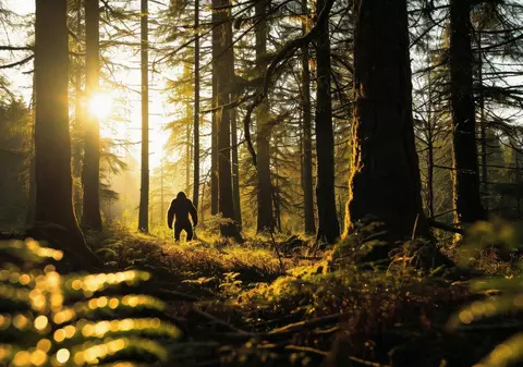 Videoclip devenit viral cu un drumeț care spune că l-a surprins pe legendarul Bigfoot: „Cel mai înfricoșător moment din viața mea” | VIDEO