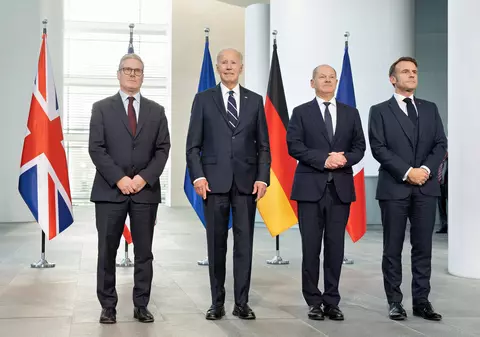 Biden, Macron, Scholz şi Starmer cer o pace „justă și durabilă” în Ucraina