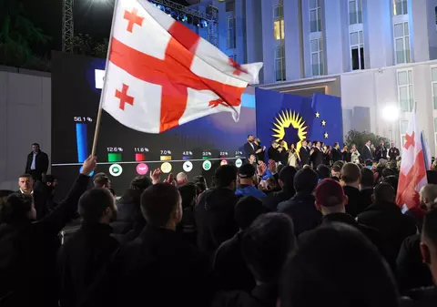 Georgia se confruntă cu un viitor incert: toate taberele revendică victoria în alegeri după exit-polluri