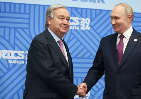 Volodimir Zelenski refuză să îl mai primească la Kiev pe secretarul general ONU, după ce acesta a dat mâna cu Vladimir Putin