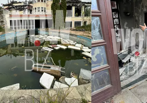 Irinel Columbeanu s-a întors „acasă”, printre ruinele vilei de la Izvorani. Ce a găsit printre dărâmături, la câțiva ani de când palatul s-a făcut scrum