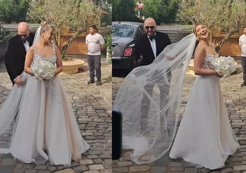 Lora și Ionuț Ghenu se căsătoresc religios astăzi. Primele imagini de la nuntă