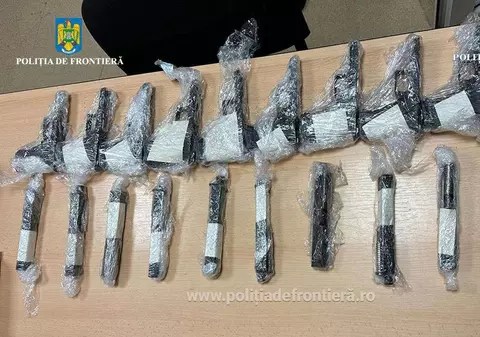 Șofer de TIR, prins cu 10 pistoale în patul din cabină, la intrarea în România prin vama Calafat