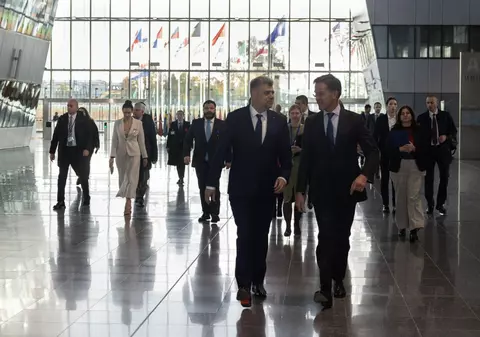 Marcel Ciolacu, după întâlnirea cu secretarul general al NATO: Românii sunt în siguranţă. Fiecare centimetru al teritoriului este apărat pe deplin