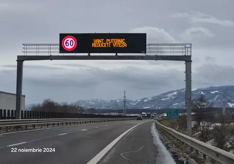 S-a redeschis traficul pe A1, între Sibiu şi Boiţa, dar viteza e limitată la 60 km/h