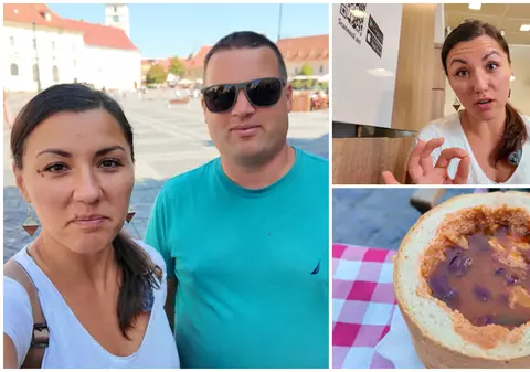 Doi americani ajunși la Sibiu, uimiți de prețurile din restaurante: „Am mâncat ciorbă și șaorma. Nu știu ce are în ea”