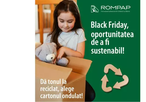 În luna Black Friday, amintește-ți de reciclare! De ce este esențial să colectăm separat corect ambalajele din carton ondulat.