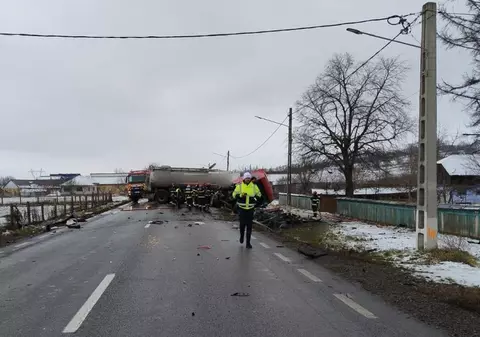 Imaginea care îți rupe sufletul, după accidentul de Crăciun în care o familie întreagă a murit la Forăști, în Suceava