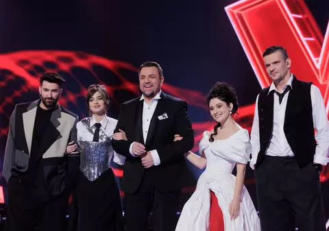 Marius Manole, Dan Bittman și Feli Donose, în finala „Vocea României” 2024 din această seară. Lara Fabian, invitat special