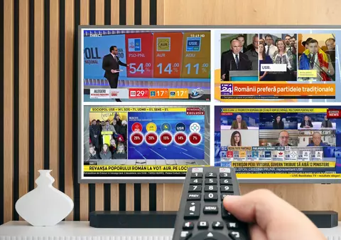 Televiziunile de știri au profitat de primul tur al alegerile prezidențiale, crescându-și ratingurile în luna noiembrie. Care a fost clasamentul audiențelor