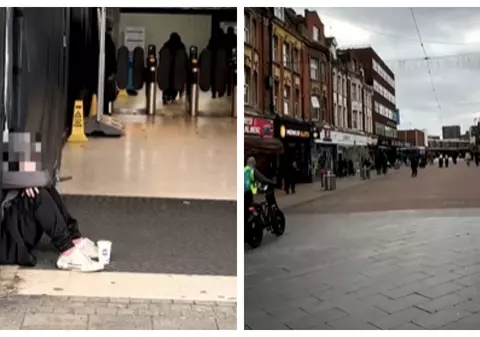 Viața într-unul dintre cele mai mizerabile orașe din Marea Britanie. Magazine goale și oameni fără adăpost  | VIDEO