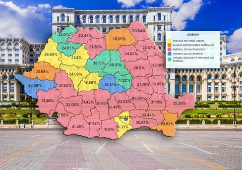 Harta puterii după parlamentare. PSD ia un sfert din mandate, AUR și-a dublat scorul. Fiefurile PNL s-au redus la șase județe | Analiză