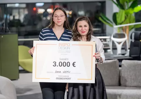 O studentă din Iaşi a câștigat competiția INSPODESIGN 2024 proiectând o comodă multifuncțională