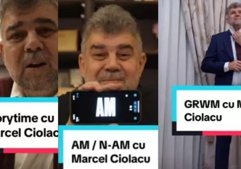 Marcel Ciolacu a recunoscut pe TikTok că a zburat cu avionul privat. Videoclipurile prim-ministrului au milioane de vizualizări