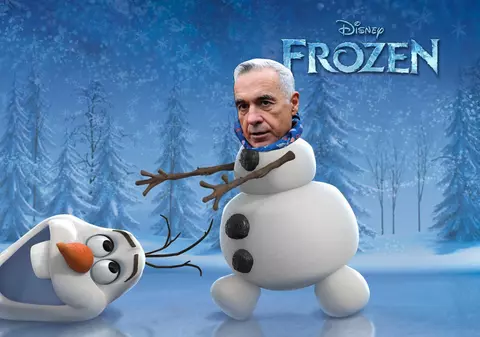 Călin Georgescu vorbește exact ca Olaf, omul de zăpadă din Regatul de Gheață: „Apa are o memorie”