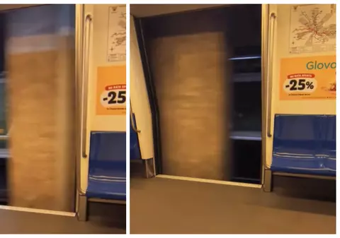 Un tren de metrou a circulat cu ușile deschise pe Magistrala 1. Incidentul a fost surprins de un utilizator TikTok | VIDEO