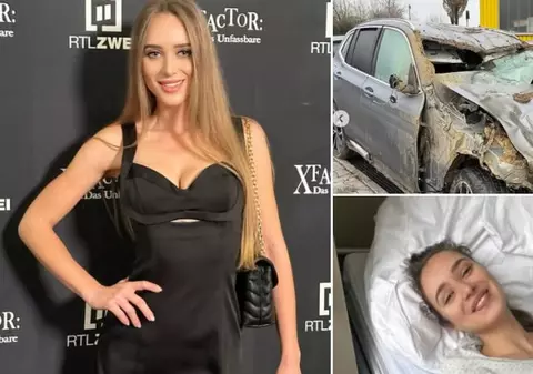 Fosta Miss Germania a fost rănită grav într-un accident de mașină și dusă la Terapie Intensivă: „Am două zile de naștere”