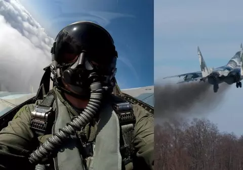 Un pilot ucrainean de F-16 a distrus 6 rachete ruse într-un singur zbor, ceva ce n-a reușit nimeni în lume, anunță cu mândrie aviația Kievului
