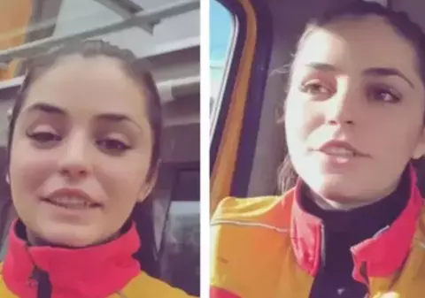 Povestea Denisei, unul dintre curierii români care livrează pachete în Germania. „Iubesc oamenii. Pe deasupra, sunt și milionară”