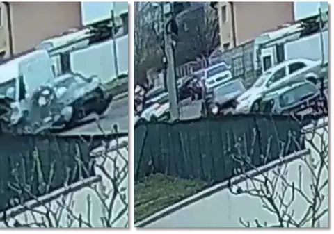 Două accidente, unul mortal, filmate în aceeași intersecție din Giroc, Timiș, în doar câteva ore | VIDEO