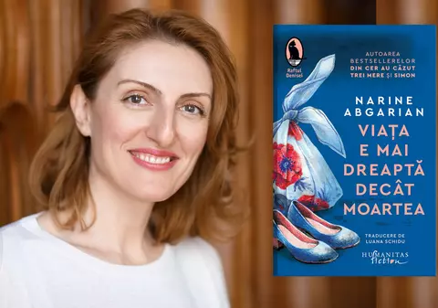 Narine Abgarian, autoarea volumului „Viața e mai dreaptă decât moartea”: „Asta e singura carte pe care n-am să o recitesc vreodată”