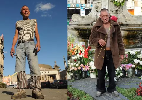 Slavik, omul fără adăpost de la care s-ar fi inspirat marile case de modă precum Balenciaga sau Vetements. Ce haine purta el în 2012