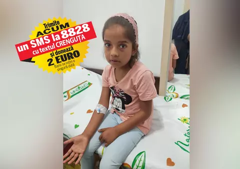 Crenguța are nevoie de 7.000 de euro pentru a se salva în lupta cu hipoadrenalismul primar. Fetița, care suferă și de cancer abdominal, și de o boală autoimună, poate fi tratată în Italia