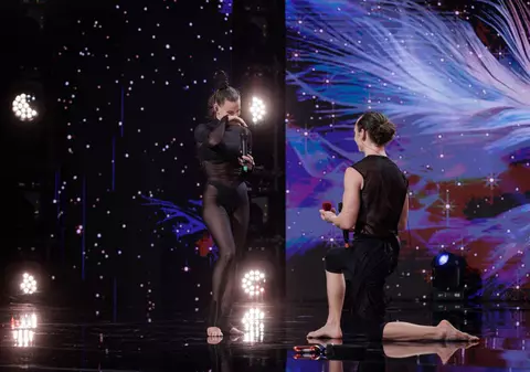 Cerere în căsătorie la Românii au talent 2025. Unul dintre concurenți i-a declarat dragostea partenerei în fața tuturor