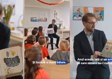 Primarul din Timișoara le-a citit copiilor, de Ziua lecturii, o carte despre alegerile de la o fermă. Printre candidați, Marcel Purcel, Fina Găina și Pepe Lupescu. „Ar trebui să-l votăm sau nu?”