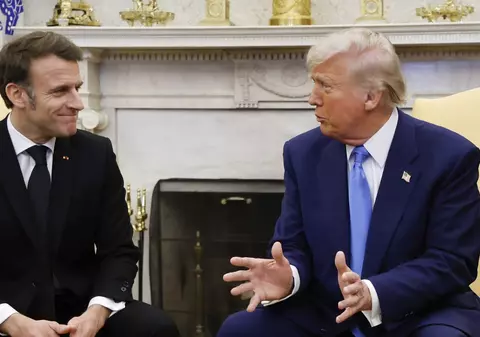Donald Trump l-a primit pe Emmanuel Macron și a anunțat o nouă întâlnire cu Volodimir Zelenski: războiul s-ar putea încheia „în câteva săptămâni” | VIDEO