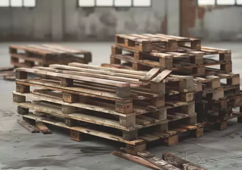 Un bărbat a făcut o avere vânzând paleți din lemn pe piața neagră. Îi fura direct din depozitul firmei belgiene la care lucra