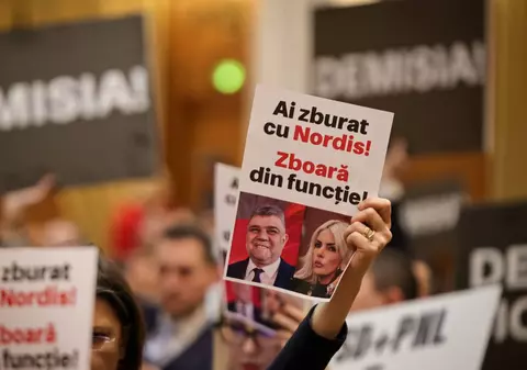 Opoziţia parlamentară cere demisia premierului Marcel Ciolacu: „Ai zburat cu Nordis, zboară din funcţie!”