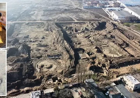 Descoperiri arheologice spectaculoase în spatele Gării Constanța: Necropolă romană și drum roman descoperite pe terenul unui proiect imobiliar de 800 milioane de euro | VIDEO