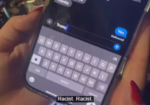 Funcția de SMS pentru iPhone scrie „Trump” atunci când utilizatorul spune „rasist”