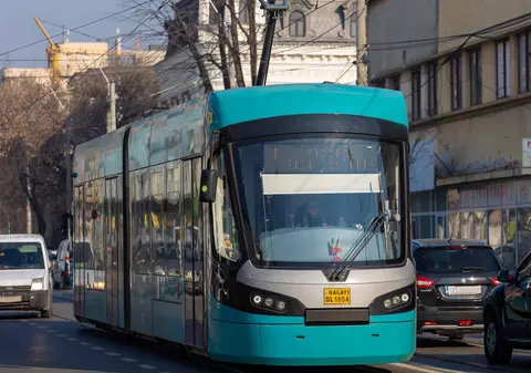 Cum arată noile tramvaie din Galați: „Moderne, produse în România”