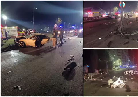 Accident grav în Constanța. Un mort și patru răniți, după ce un autoturism s-a izbit de un indicator rutier