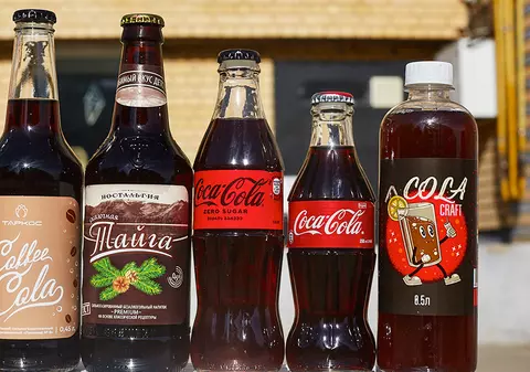 Coca-Cola, falsificată în Osetia de Sud și vândută în Rusia ca „marcă înregistrată”. Urmează Fanta și Sprite