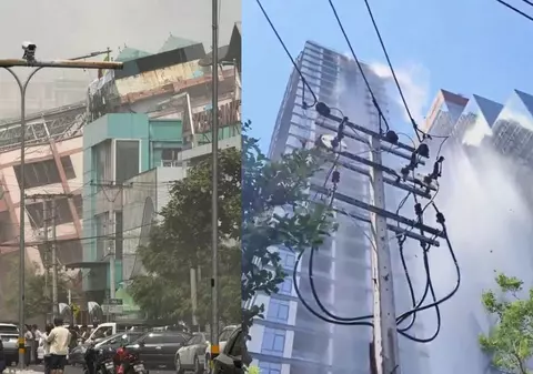 Un cutremur cu magnitudinea de 7,7 a avut loc în Myanmar, provocând distrugeri masive și evacuarea oamenilor