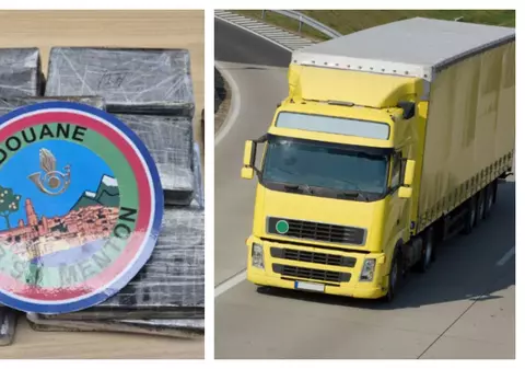Șofer de TIR, prins cu 22 kg de cocaină ascunsă în camionul înmatriculat în România, la o vamă din Franța, condamnat la 4 ani de închisoare. Unde a depozitat drogurile