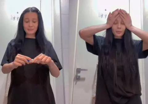 Erika Isac s-a filmat în timp ce făcea un test de sarcină. Artista dispăruse de patru luni de pe rețelele de socializare