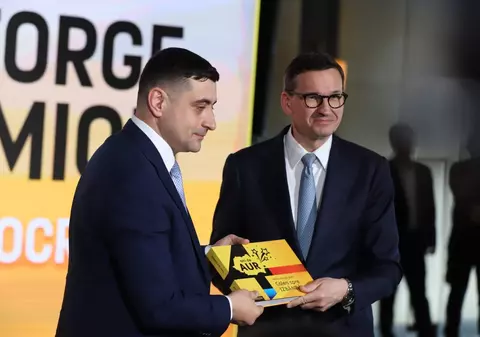 George Simion şi-a depus candidatura la alegerile prezidenţiale 2025 alături de Mateusz Morawiecki, fost premier al Poloniei