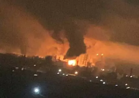 O importantă conductă de petrol rusească, în flăcări după un atac ucrainean cu drone