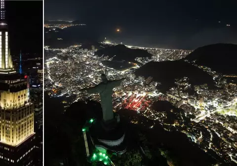 Cum a arătat Ora Pământului peste tot pe glob. Zeci de clădiri emblematice din lume au fost afundate în beznă  