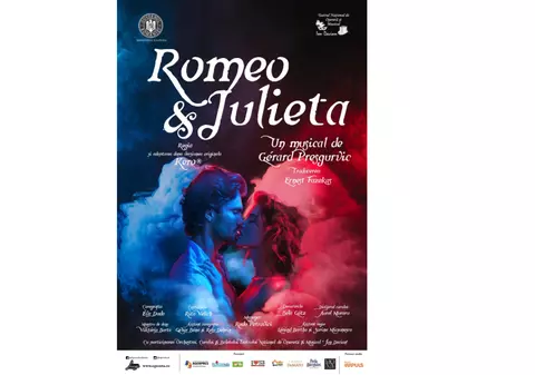 Musicalul fenomen „Romeo și Julieta” în variantă pop-rock va avea premiera la Teatrul Naţional de Operetă şi Musical „Ion Dacian” pe 27, 28, 29 și 30 martie