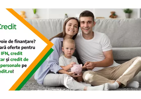 Ai nevoie de finanțare? Compară oferte pentru credit IFN, credit ipotecar și credit de nevoi personale pe 123Credit.ro!