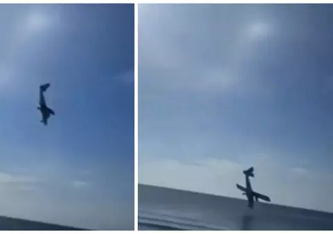 Momentul în care un avion al poliției se prăbușește în mare în Thailanda. Cel puțin cinci oameni au murit I VIDEO 