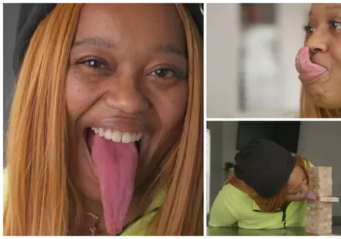 Femeia cu cea mai lungă limbă din lume: „Oamenii țipă șocați”