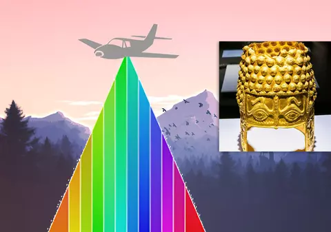 Dealul de la Coțofenești, locul unde a fost găsit coiful dacic, scanat cu tehnologia care a descoperit templele mayașe. Expert: „Rezultatele au fost spectaculoase” 