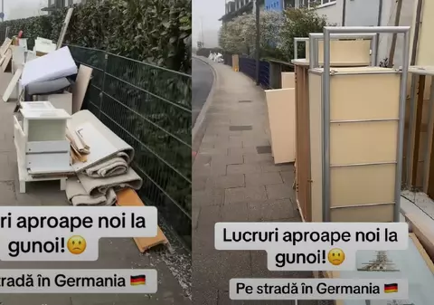 O româncă a filmat gunoiul din fața caselor din Germania: „Am făcut mulți bani din chestii de acest gen”